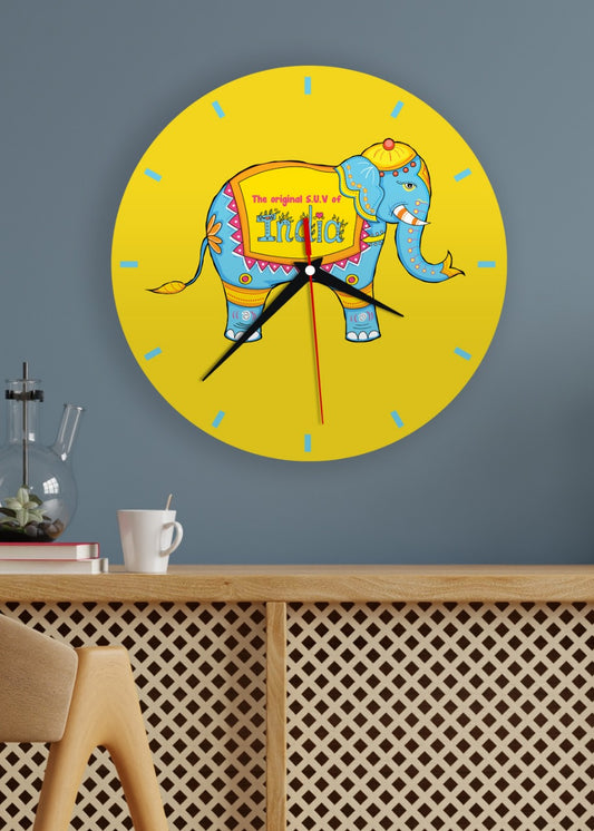 The Original S.U.V. of India' Wall Clock