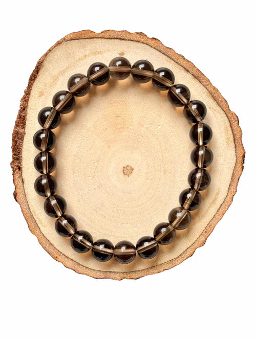 Smoky Quartz Bracelet – Grounding, Detox & Emotional Strength
