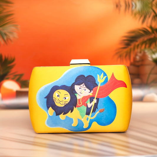 Rariify Whimsical Goddess and Lion Clutch