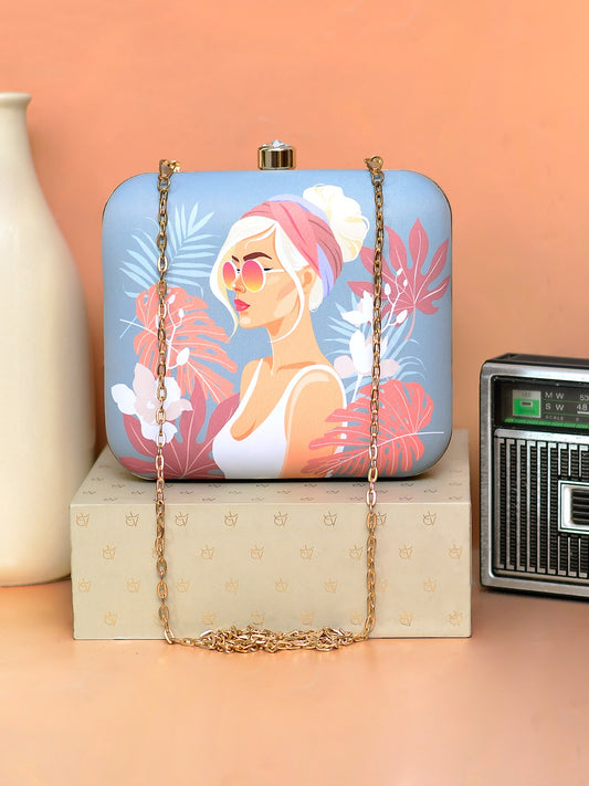 Rariify Tropical Chic Portrait Clutch