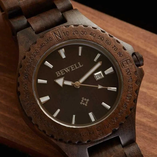 Men's Black sandalwood watch