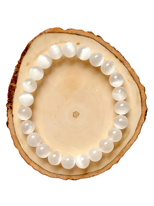 Selenite Bracelet – Purity, Peace & Spiritual Connection